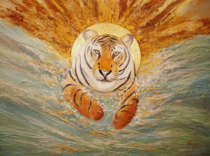 Le tigre nageur