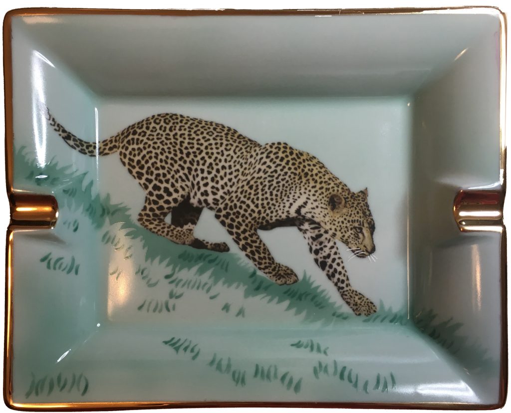 Cendrier : Le léopard